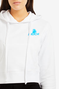 Blue Mini Logo Hooded Sweatshirt