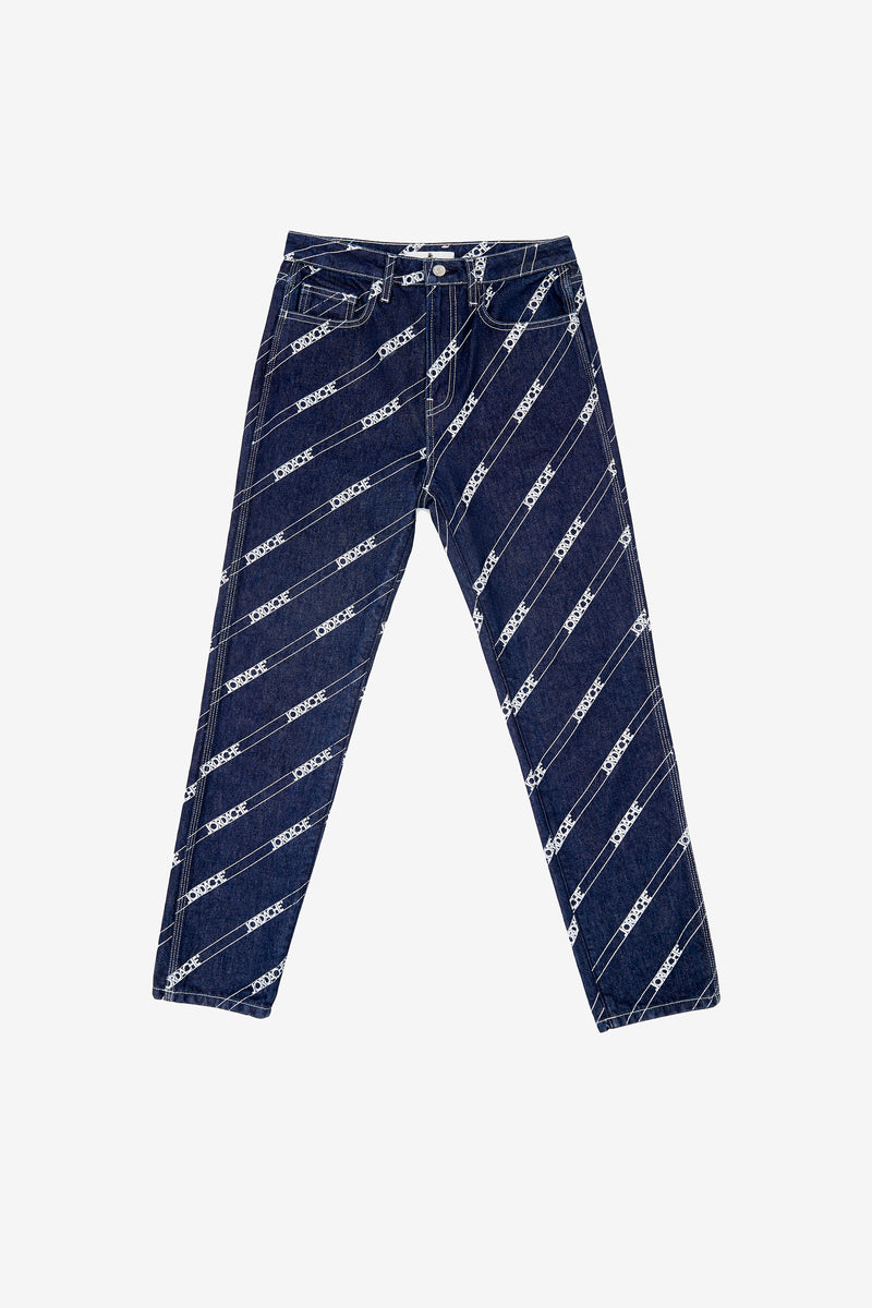 Jordache striped jeans shop