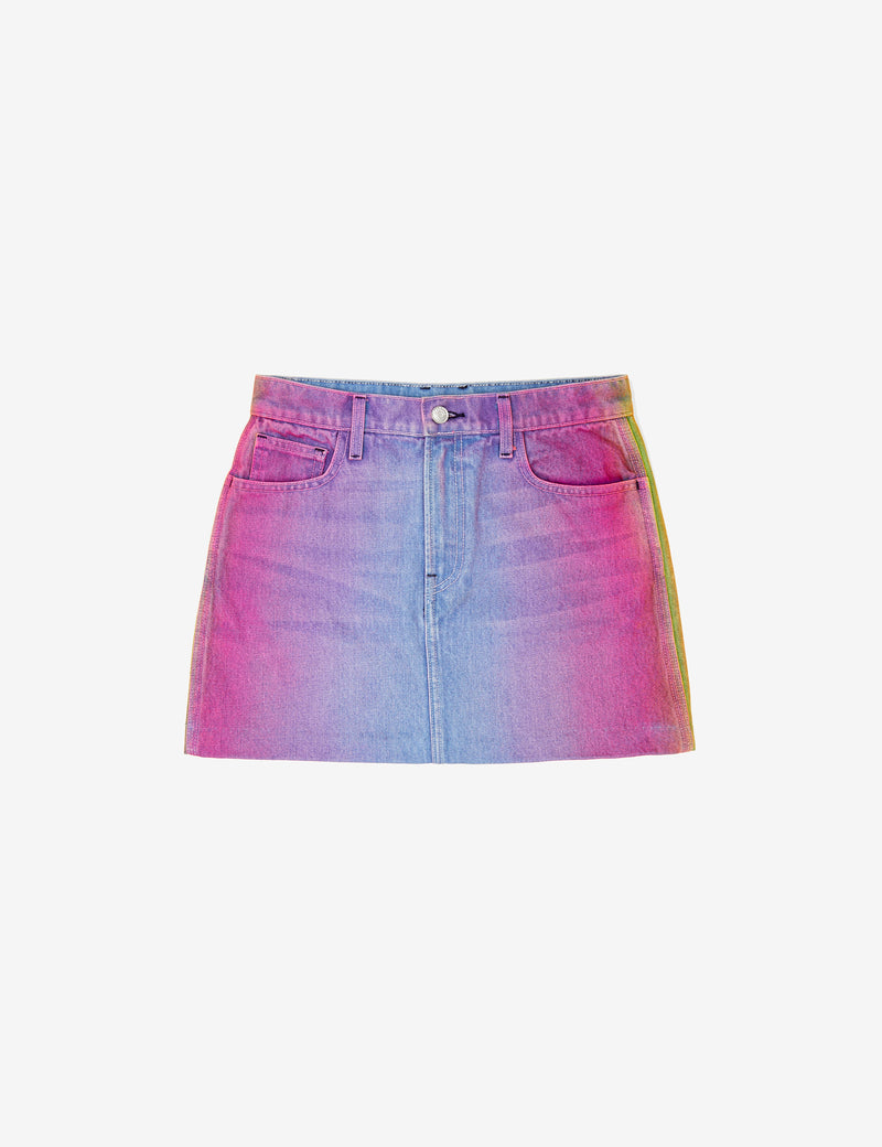 RAINBOW MINI SKIRT